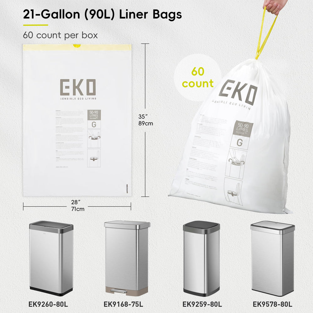 EKO close-up of bag film texture highlighting extra-strong tear resistance