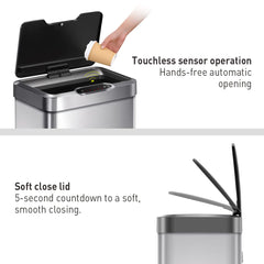 EKO Mirage-T brushed stainless finish close-up highlighting fingerprint resistance