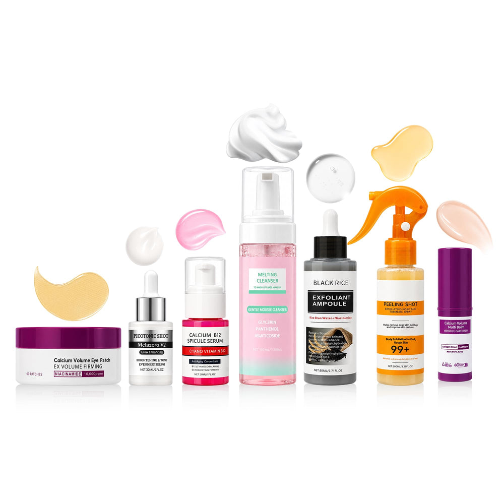 Elarenne front packaging showing full facial care kit for daily routine