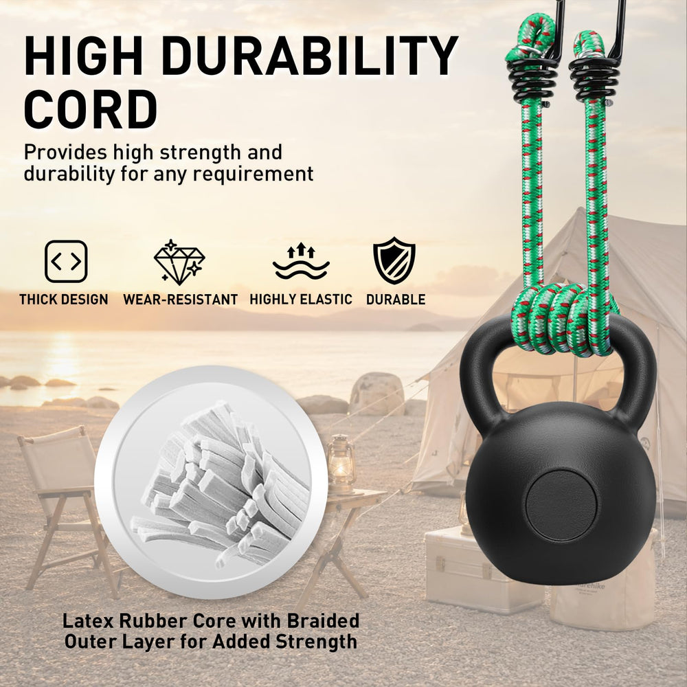 ELEAD cords fastening cargo on a truck rack for safer transport