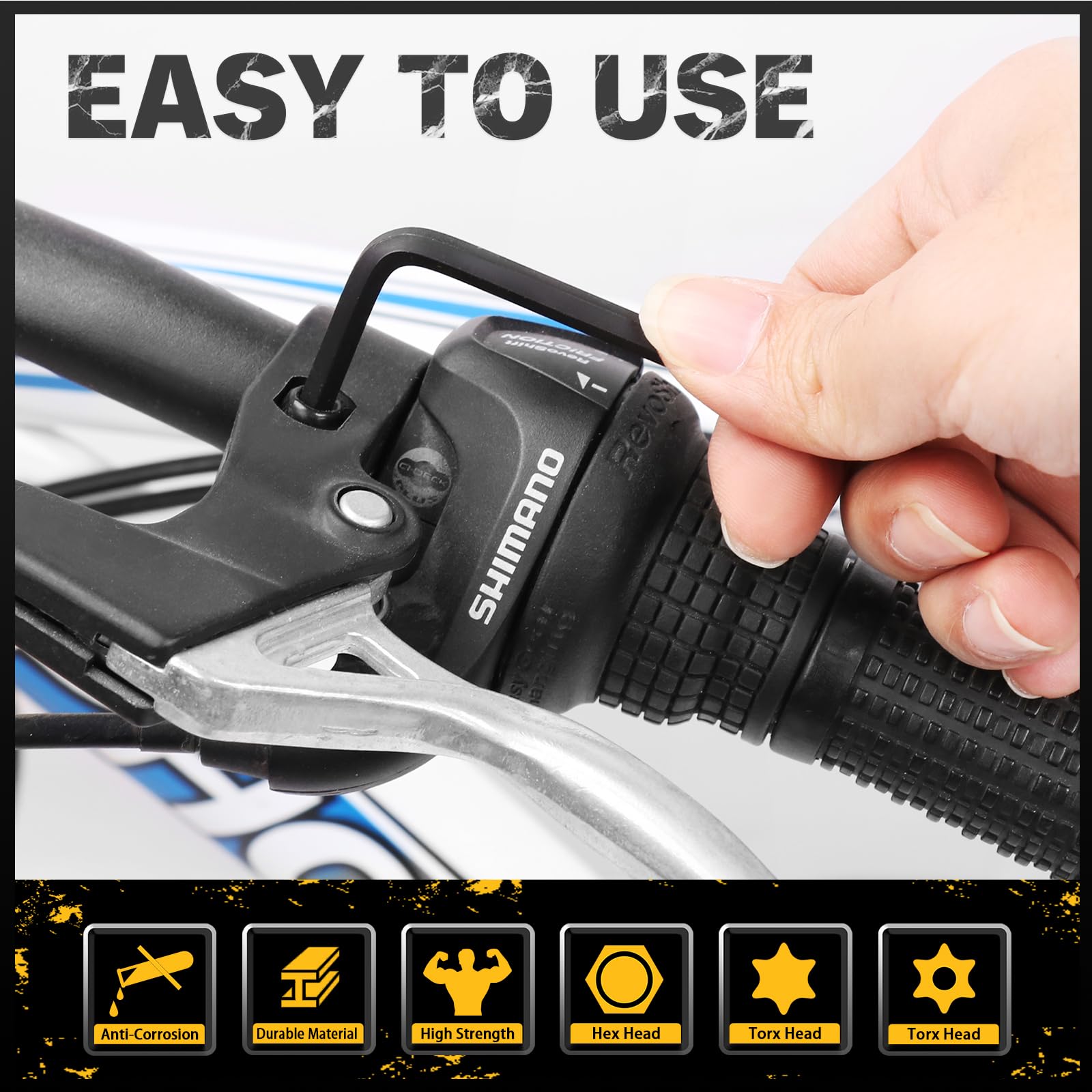 ELEAD size labels close-up for quick identification and accurate tool choice