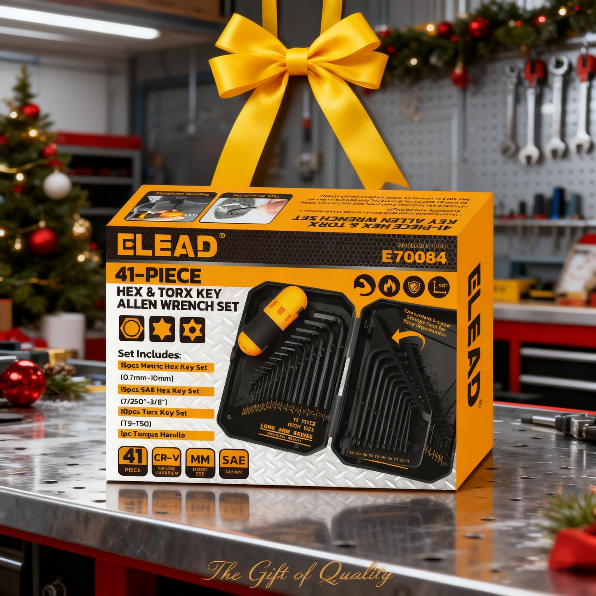 ELEAD toolset in workshop setting ready for automotive and home repairs