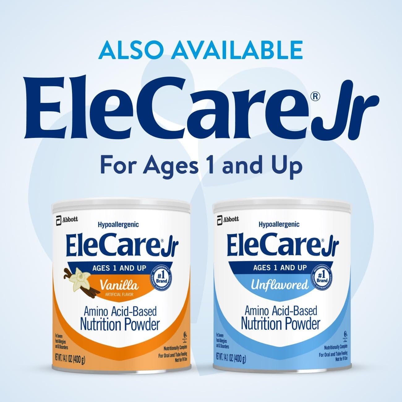 EleCare unopened can in pantry illustrating proper storage and long shelf life