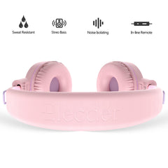 ELECDER i37 cushioned ear pad close-up highlighting soft comfort