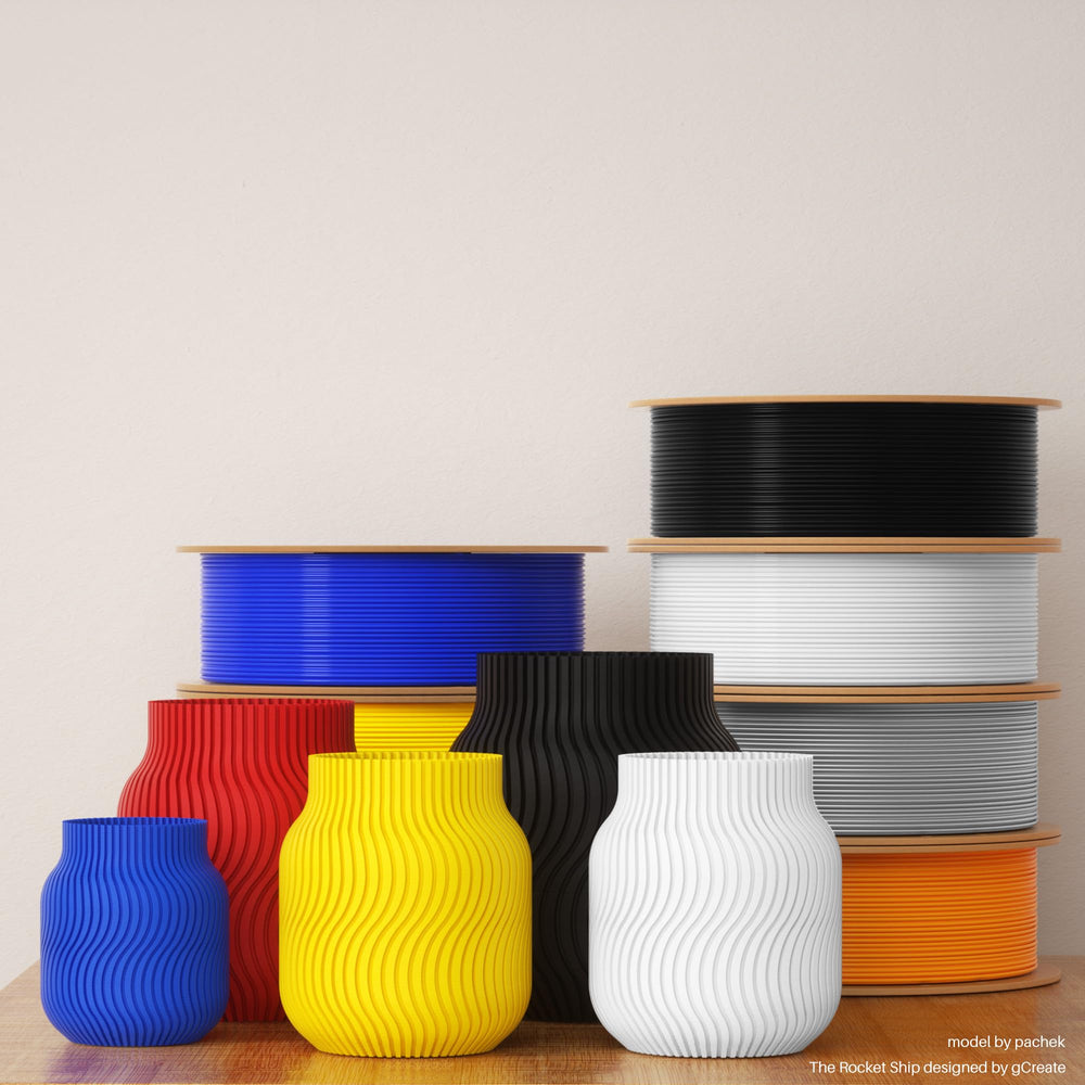 ELEGOO workbench scene of Rapid PETG prints illustrating practical use