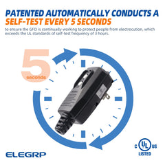 ELEGRP G1215PA2 side profile highlighting reset button and benefit of easy reactivation