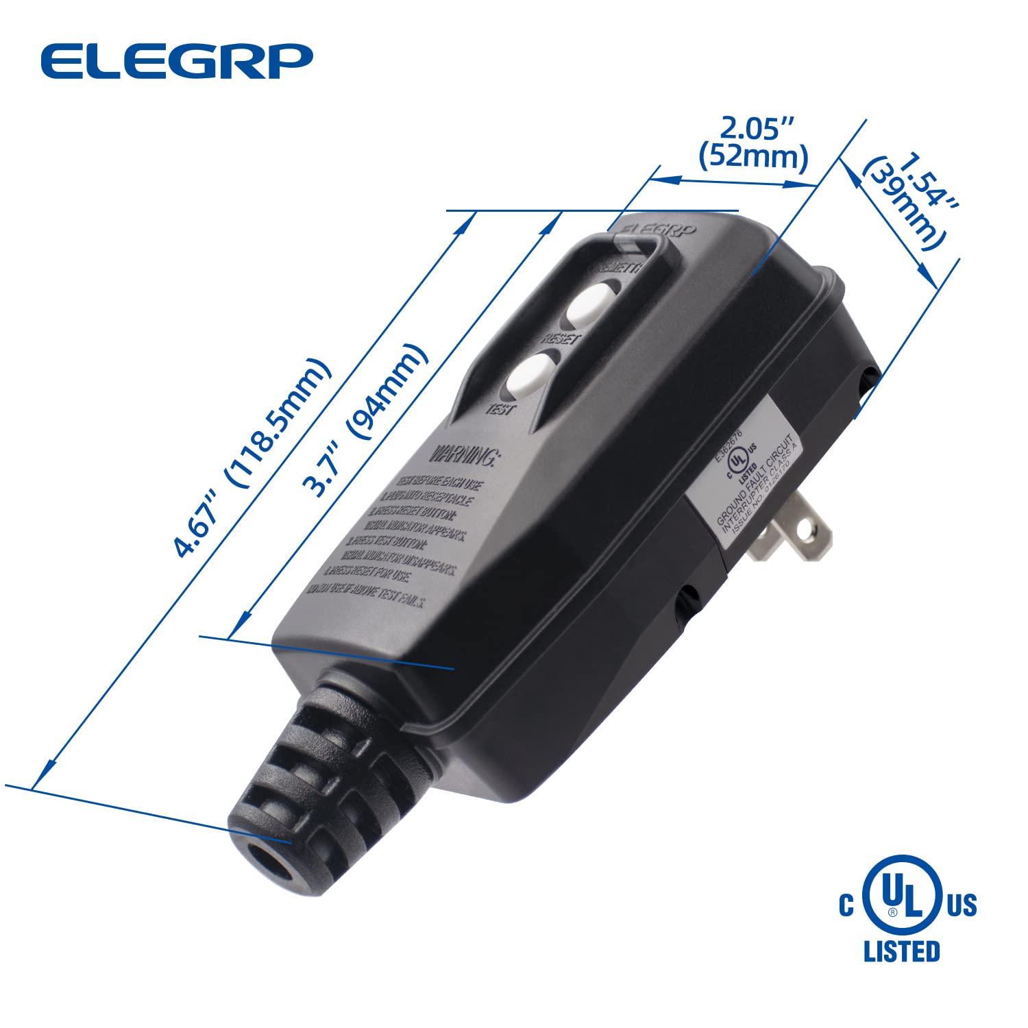 ELEGRP G1215PA2 next to a ruler showing compact size and benefit of tight-space installation