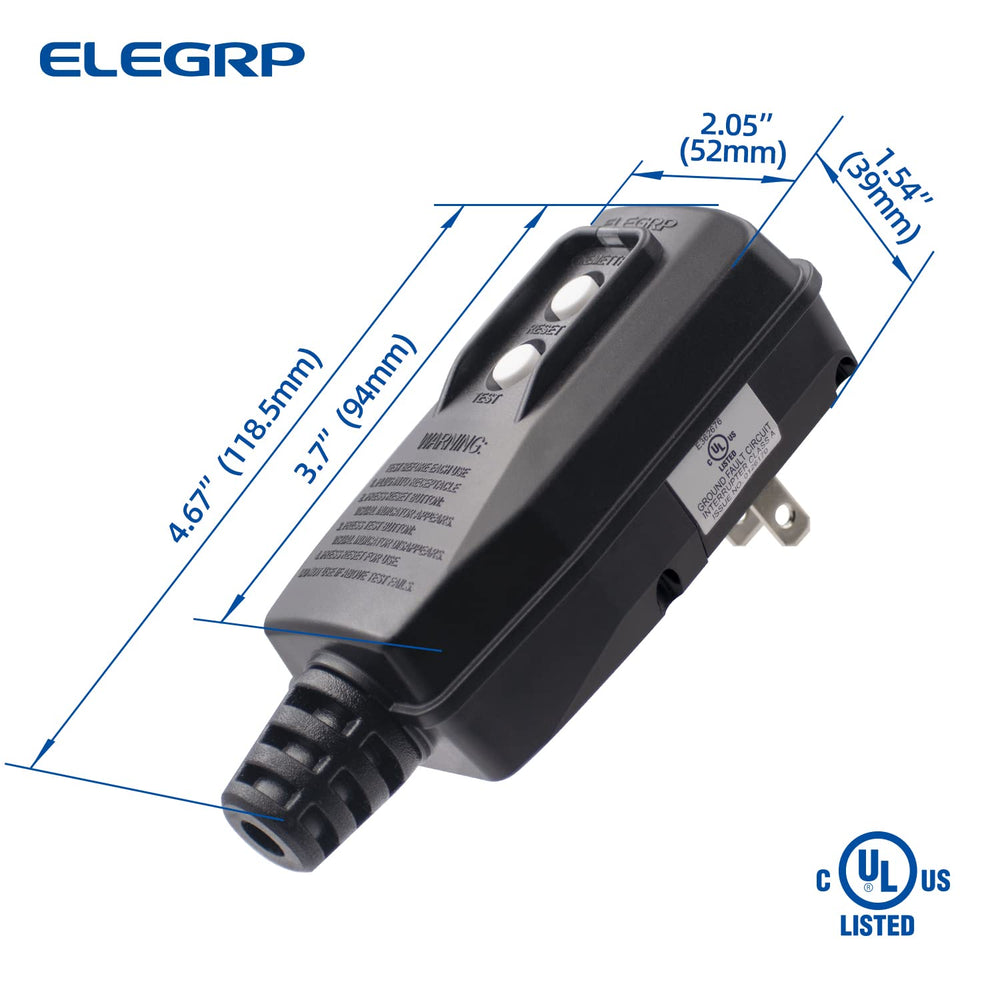 ELEGRP G1215PA2 next to a ruler showing compact size and benefit of tight-space installation
