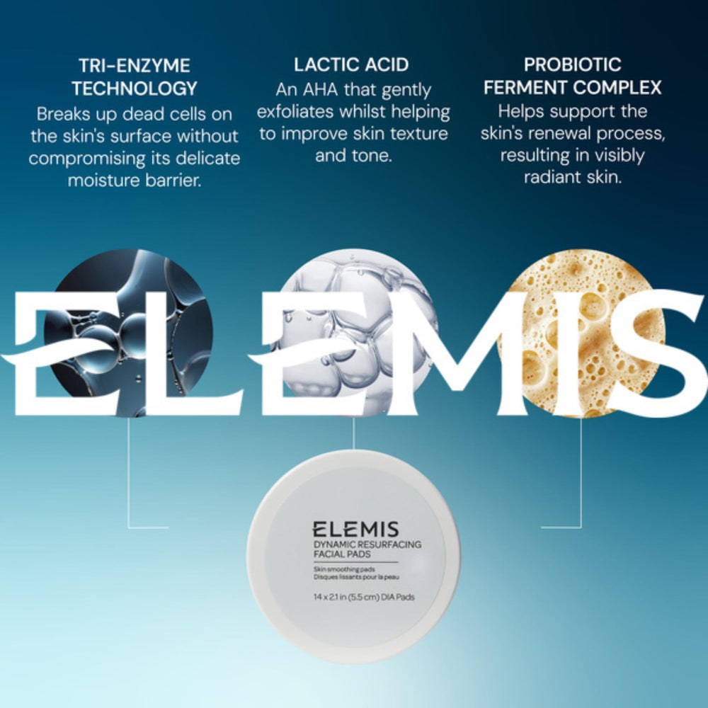 ELEMIS pads inside a travel pouch showing on-the-go skincare ease