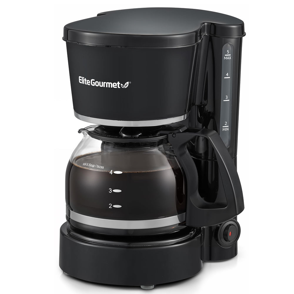 Elite Gourmet front view showing compact design and easy controls boost countertop convenience