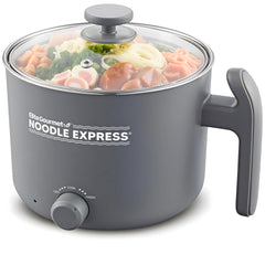 Elite Gourmet front view showing compact cooker and modern design benefit quick heating