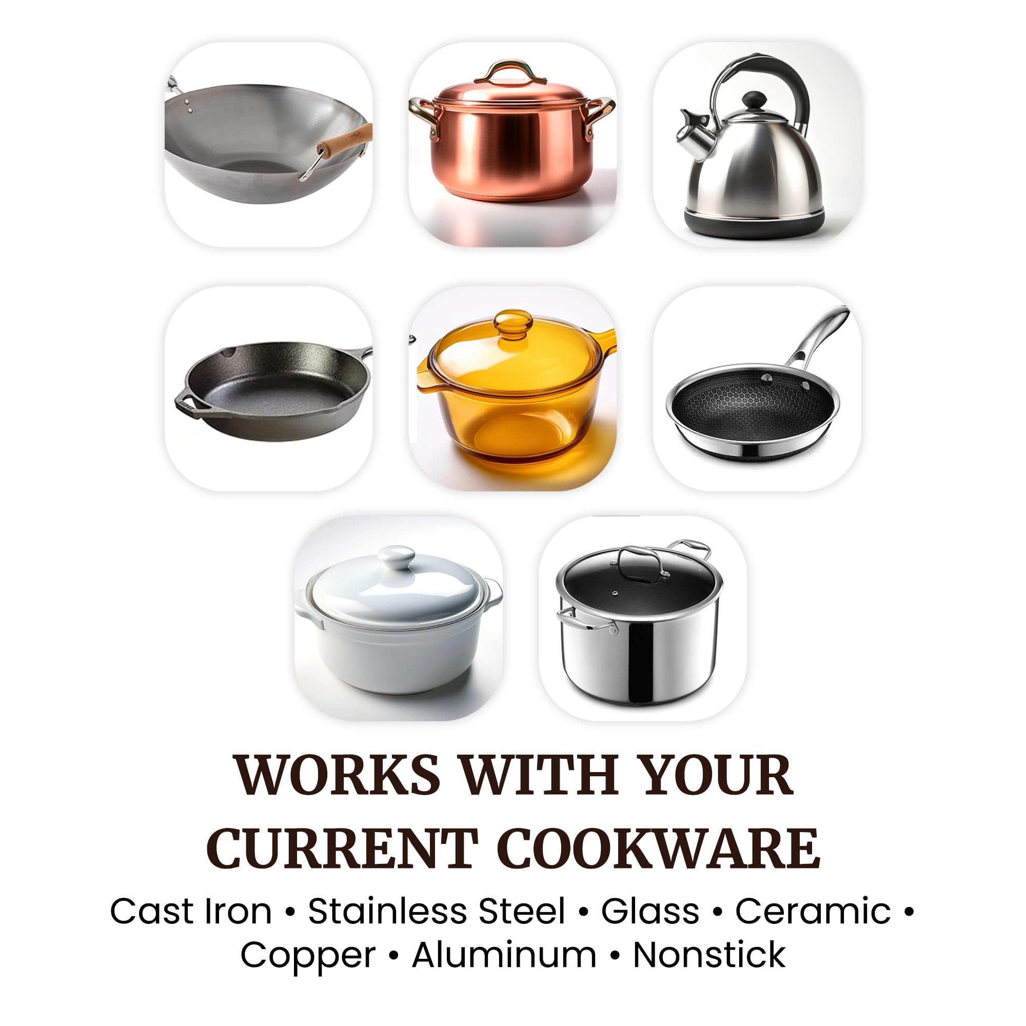 Elite Gourmet size comparison next to coffee mug shows compact footprint for small kitchens