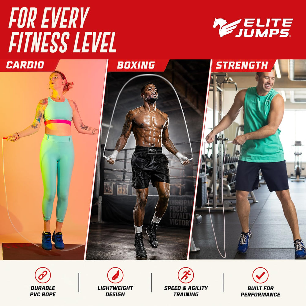 EliteSRS rope in use outdoors on pavement showing rugged, reliable performance
