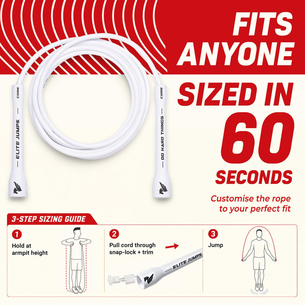 EliteSRS snap-lock adjustment mechanism demonstrated for quick resizing benefit