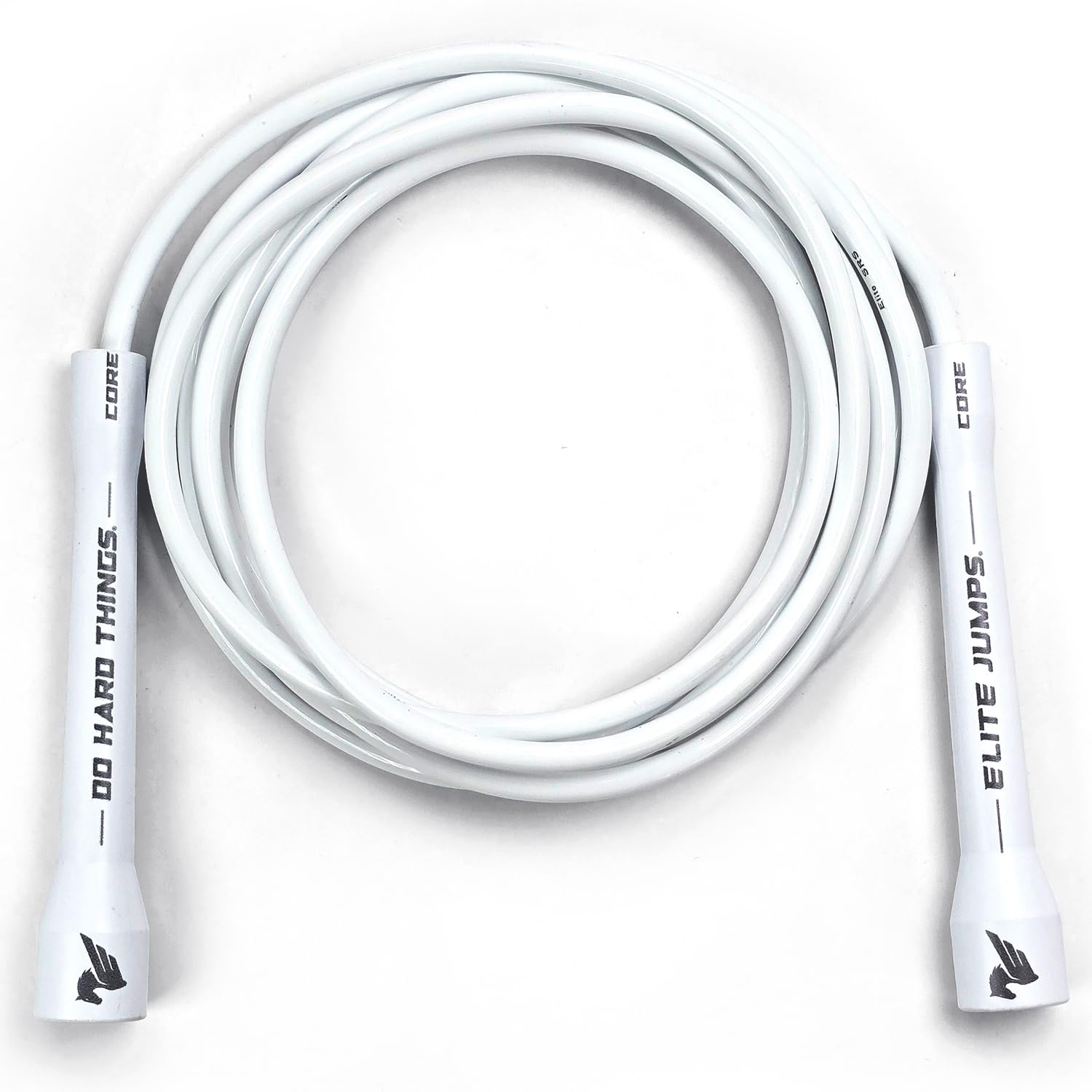 EliteSRS white 5-inch handles front view showing sturdy grip benefit