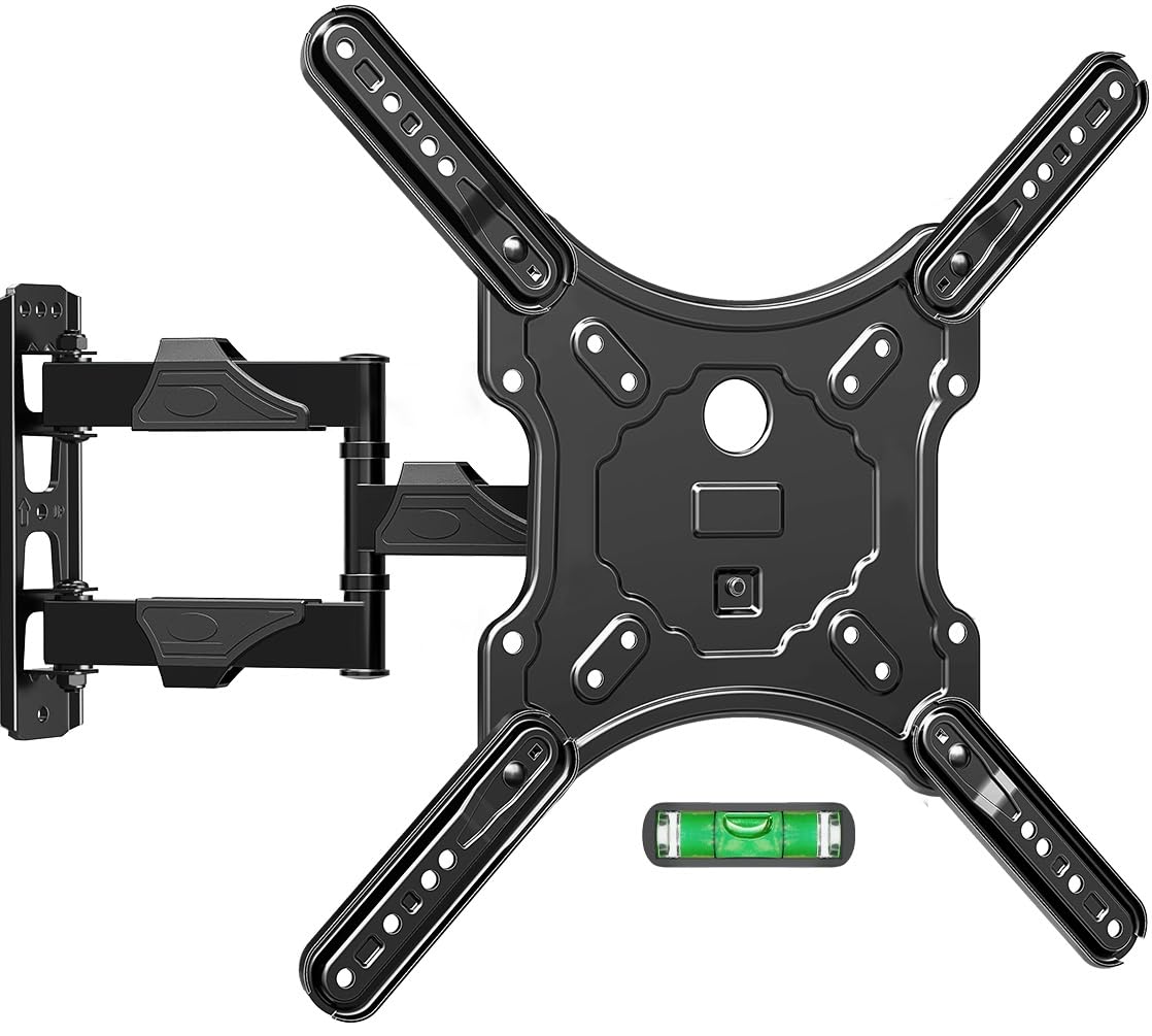 ELIVED front view of mounted TV showing secure fit and clean profile for space saving