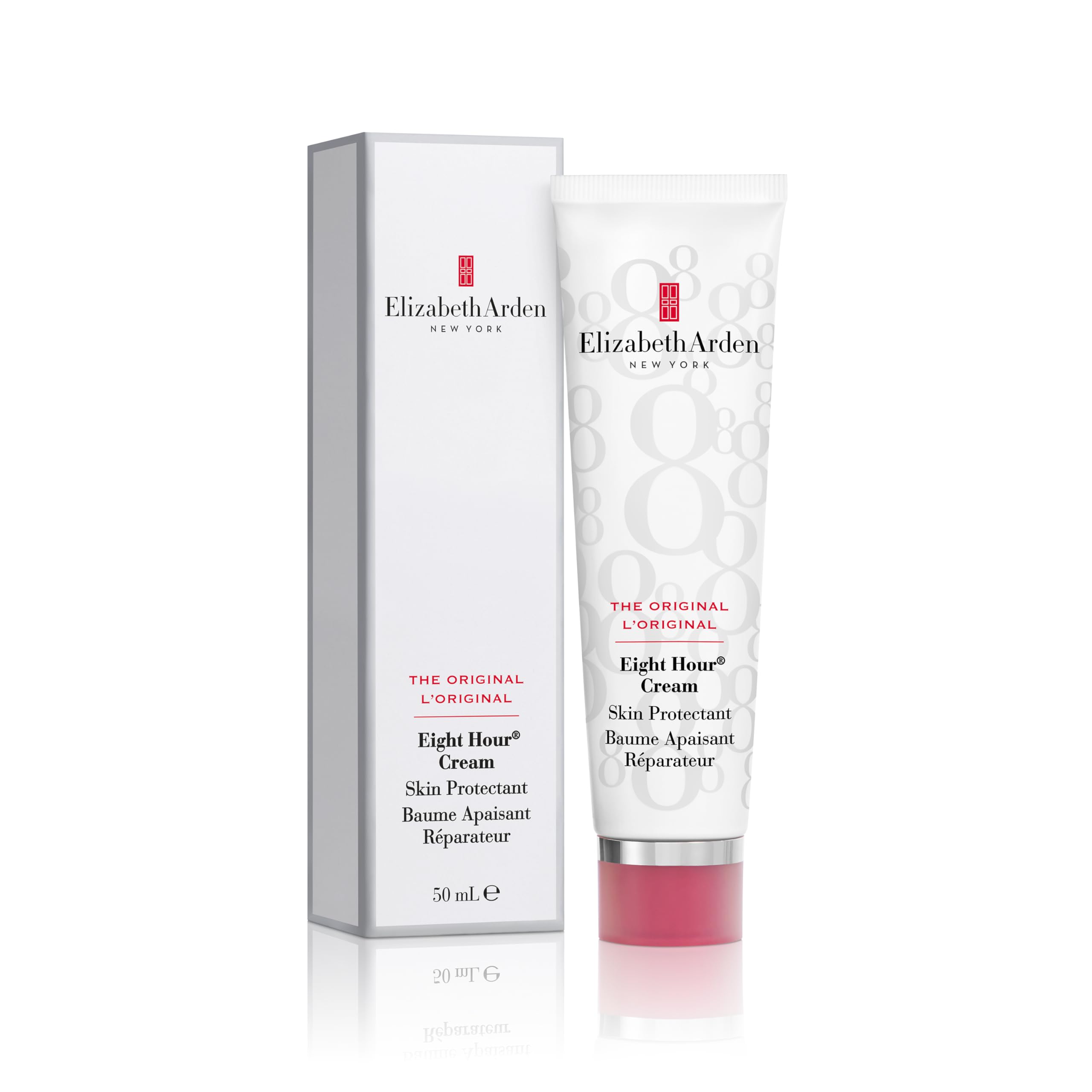 Elizabeth Arden front tin view showing compact balm for on-the-go hydration