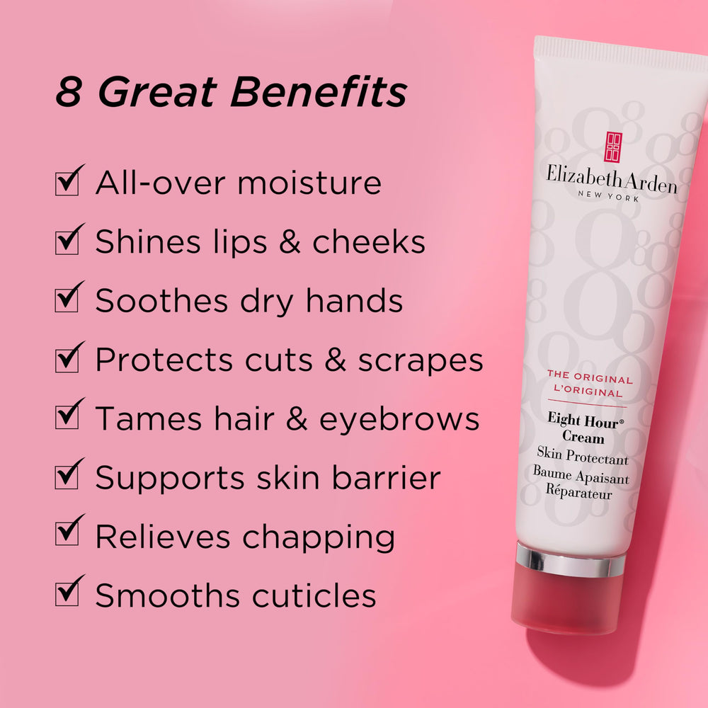 Elizabeth Arden used on hands and cuticles to restore softness and protect skin