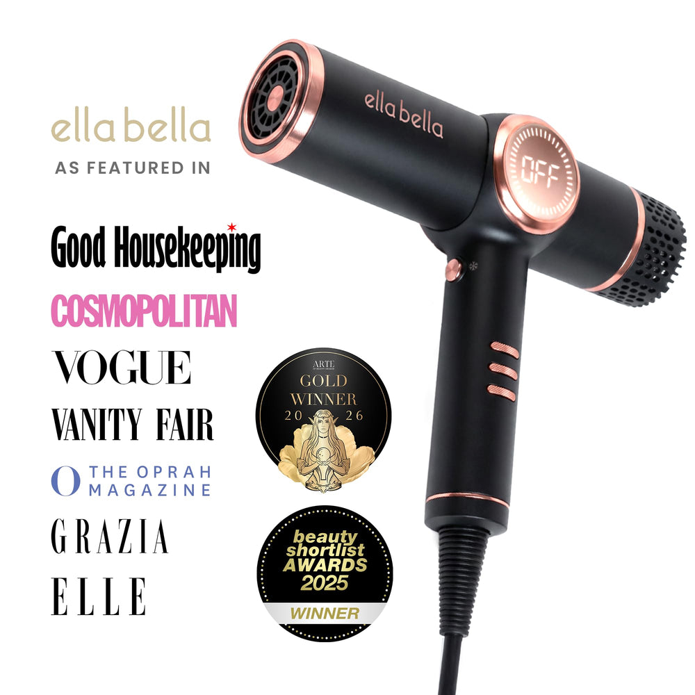 ELLA BELLA concentrator nozzle focused airflow for smooth, straight finishes
