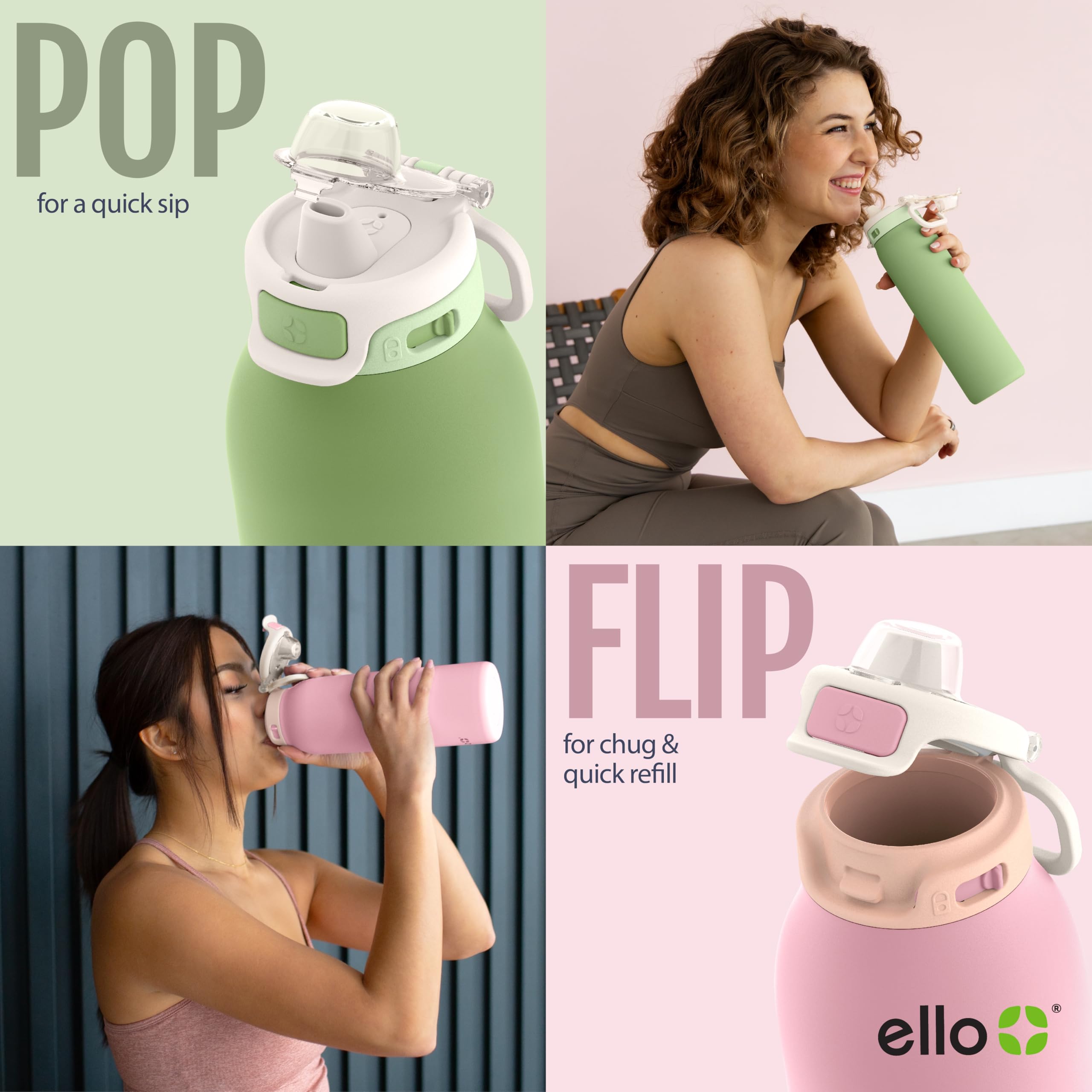 Ello side profile with carry loop for easy attachment and hands-free carry