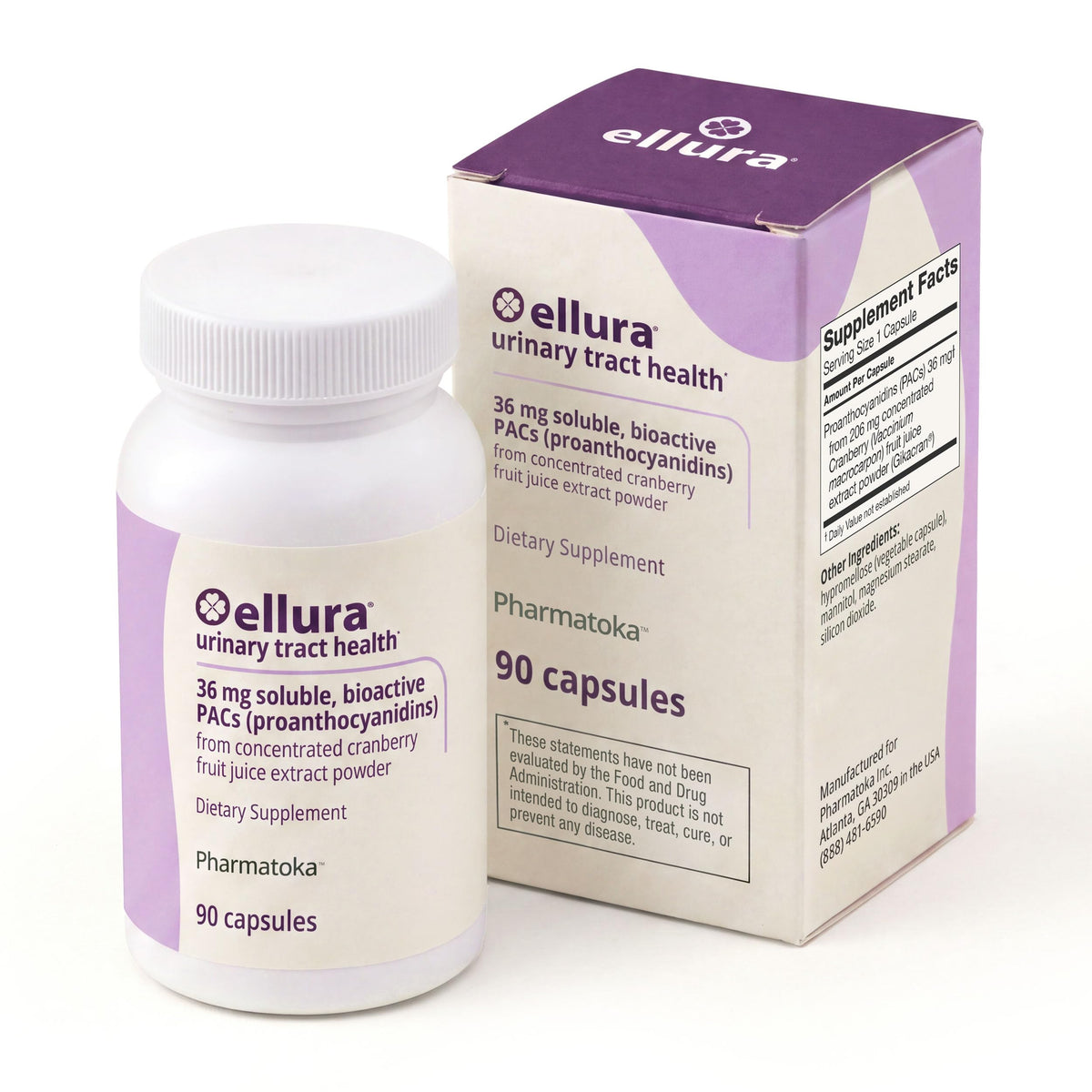 ellura front bottle showing clean packaging and product benefit