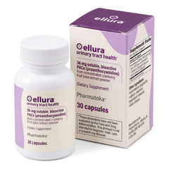 ellura front packaging displaying bottle and branding for trusted urinary support