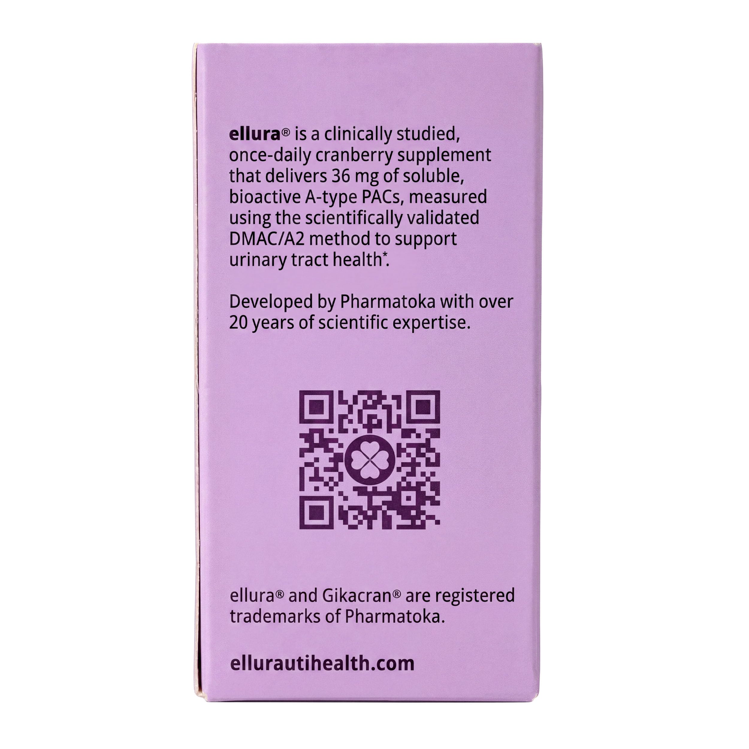 ellura fresh cranberry fruit indicating source of bioactive PACs