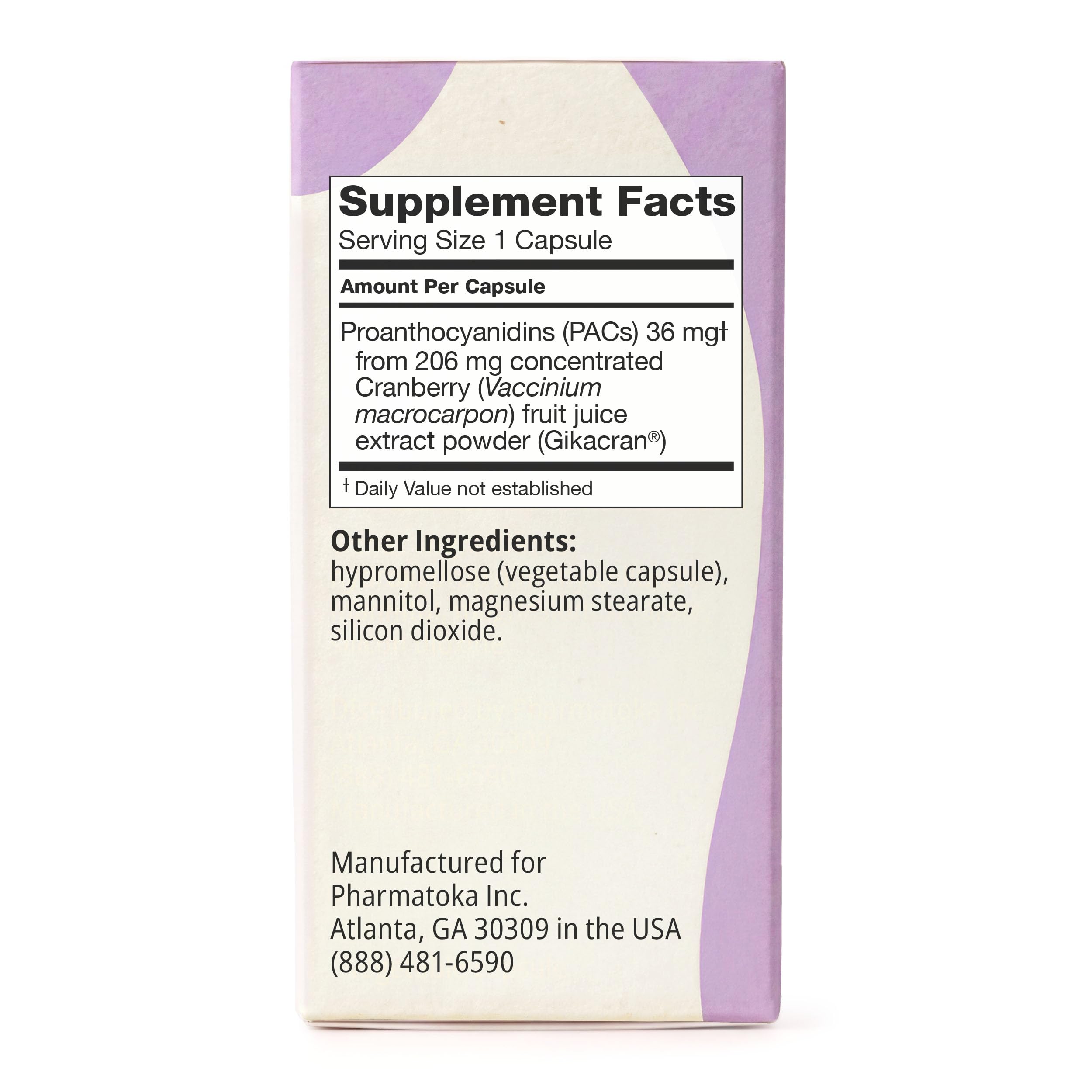 ellura label closeup with Pharmatoka branding and quality assurances