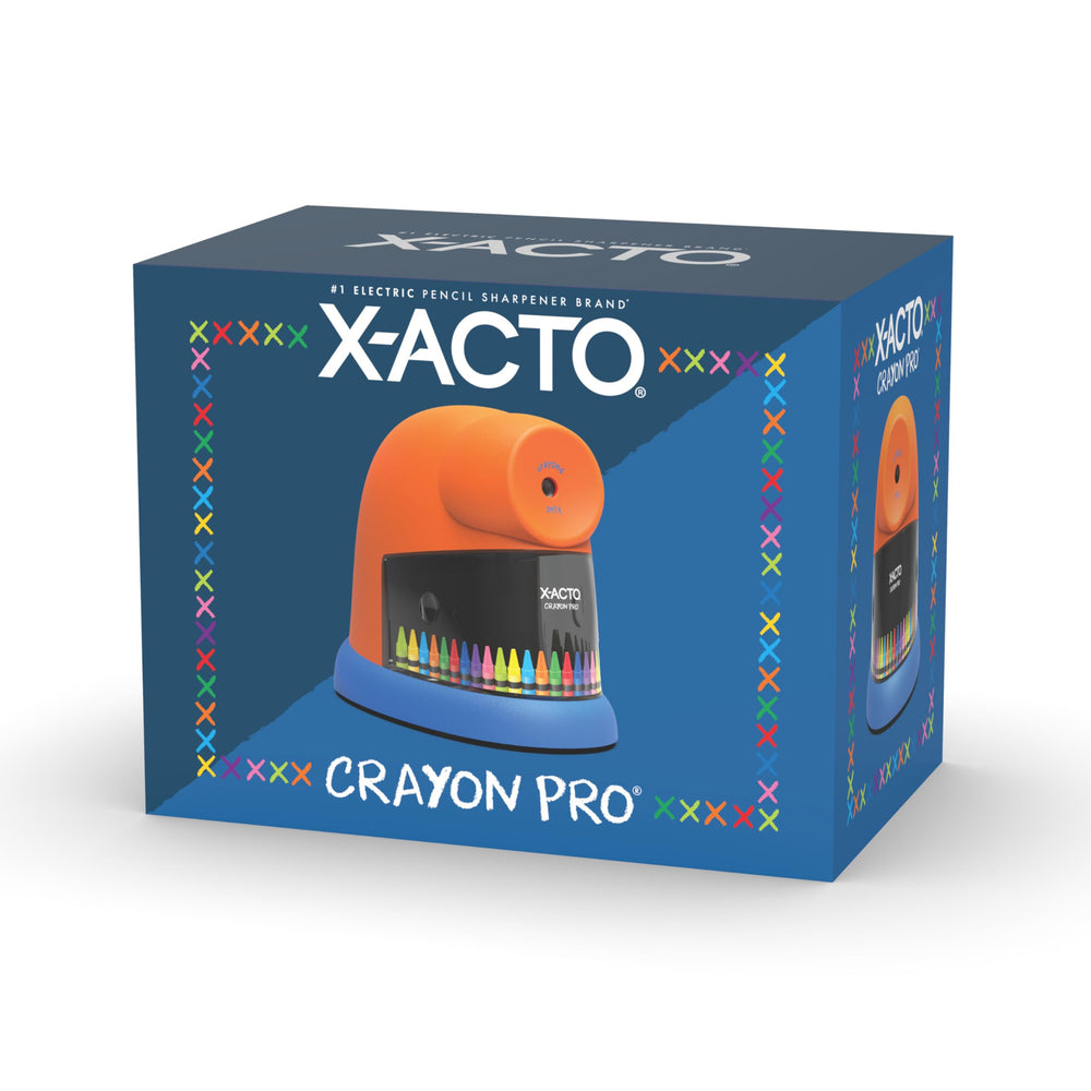 Elmer's X-ACTO in use with child speeding up art time and reducing prep benefit