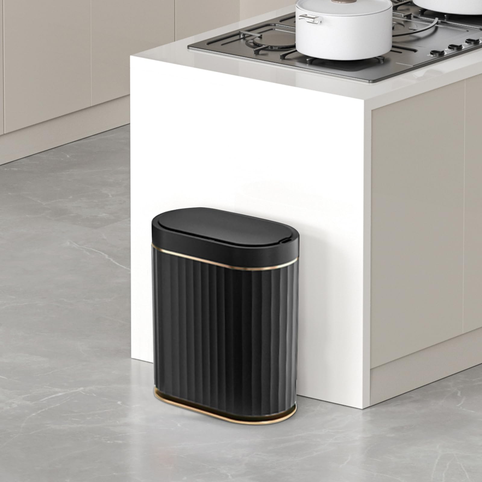 ELPHECO next to vanity demonstrating compact scale and versatile placement