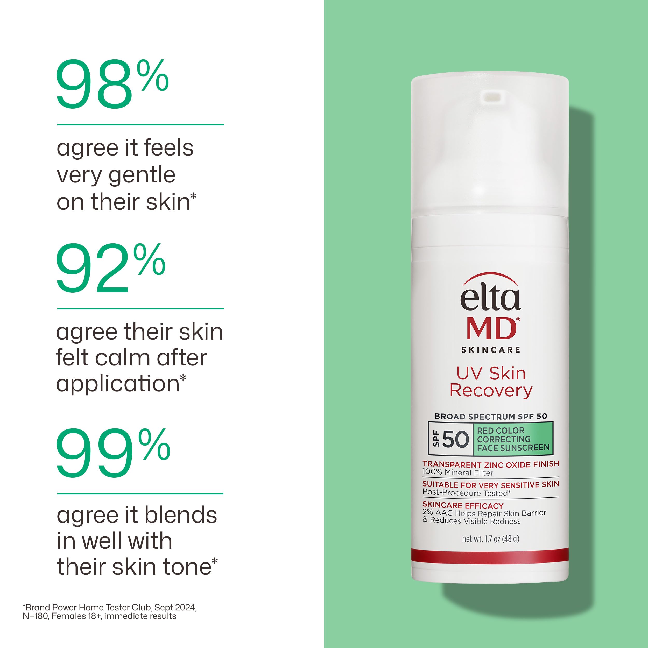 EltaMD applied under makeup for seamless, non-greasy finish