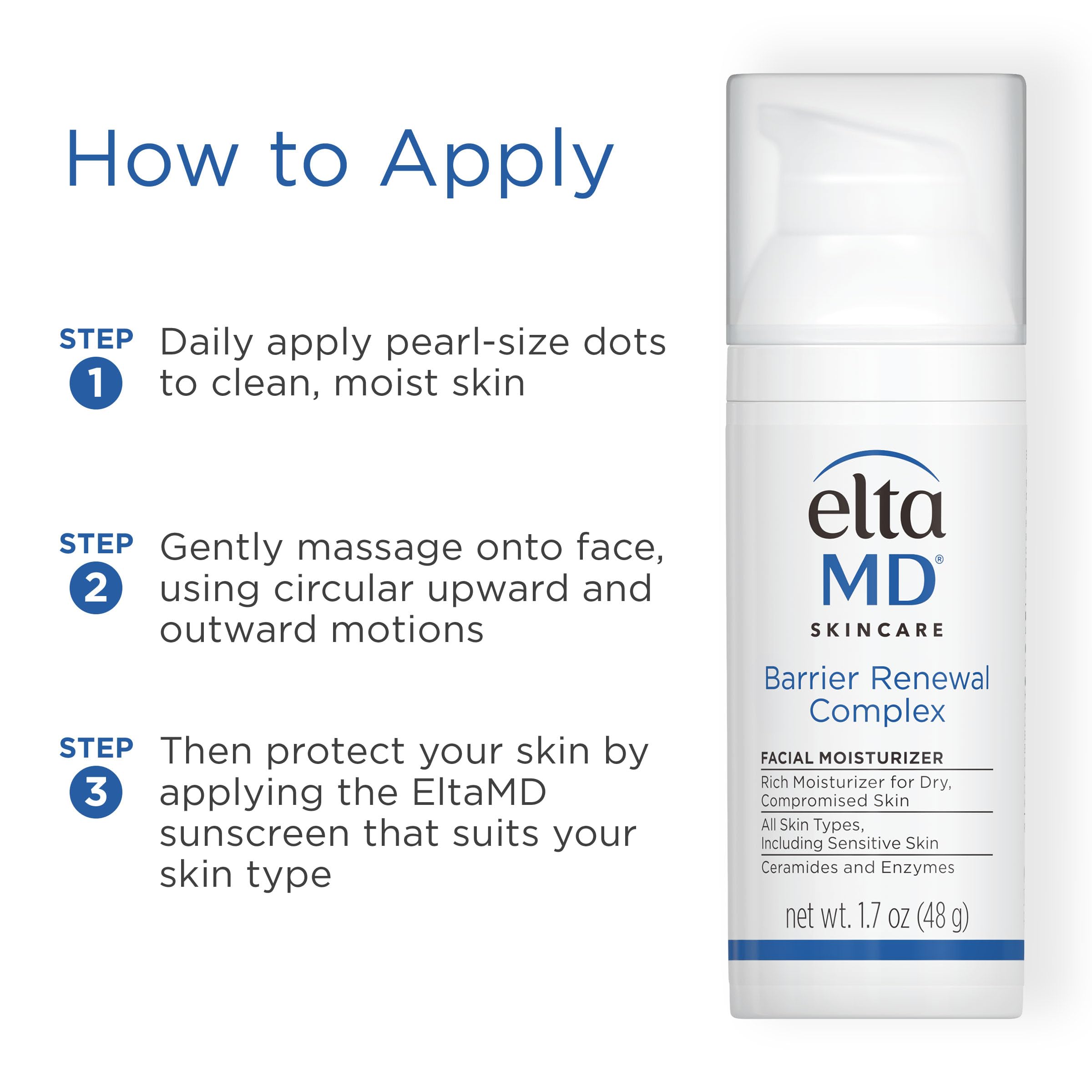 EltaMD moisturizer applied in morning routine for lasting hydration benefit