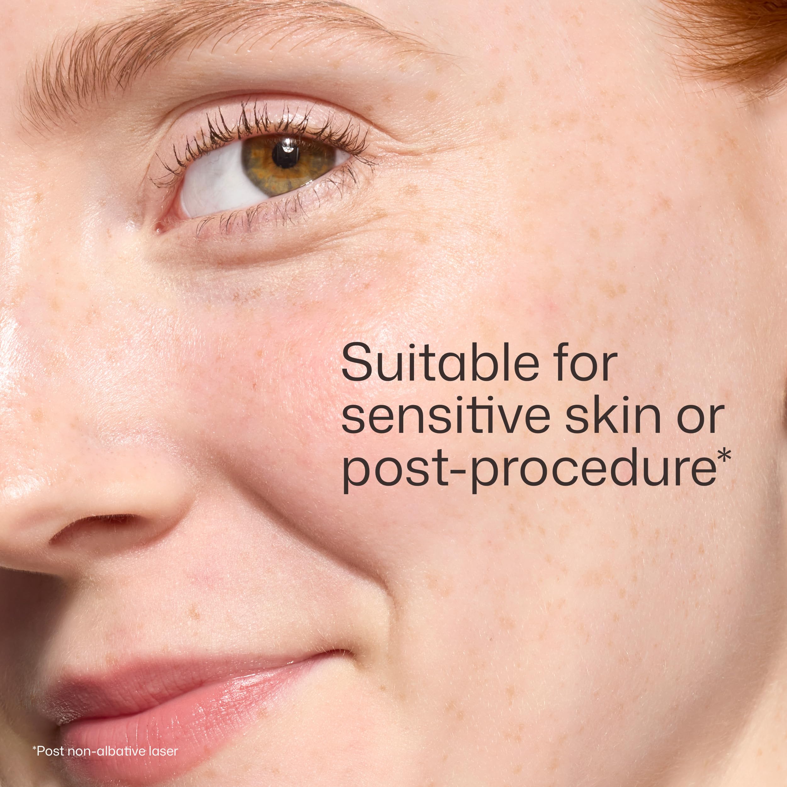 EltaMD bottle label and ingredient panel highlighting gentle formula