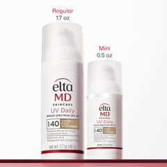 EltaMD tinted moisturizer texture swirl showing smooth blend