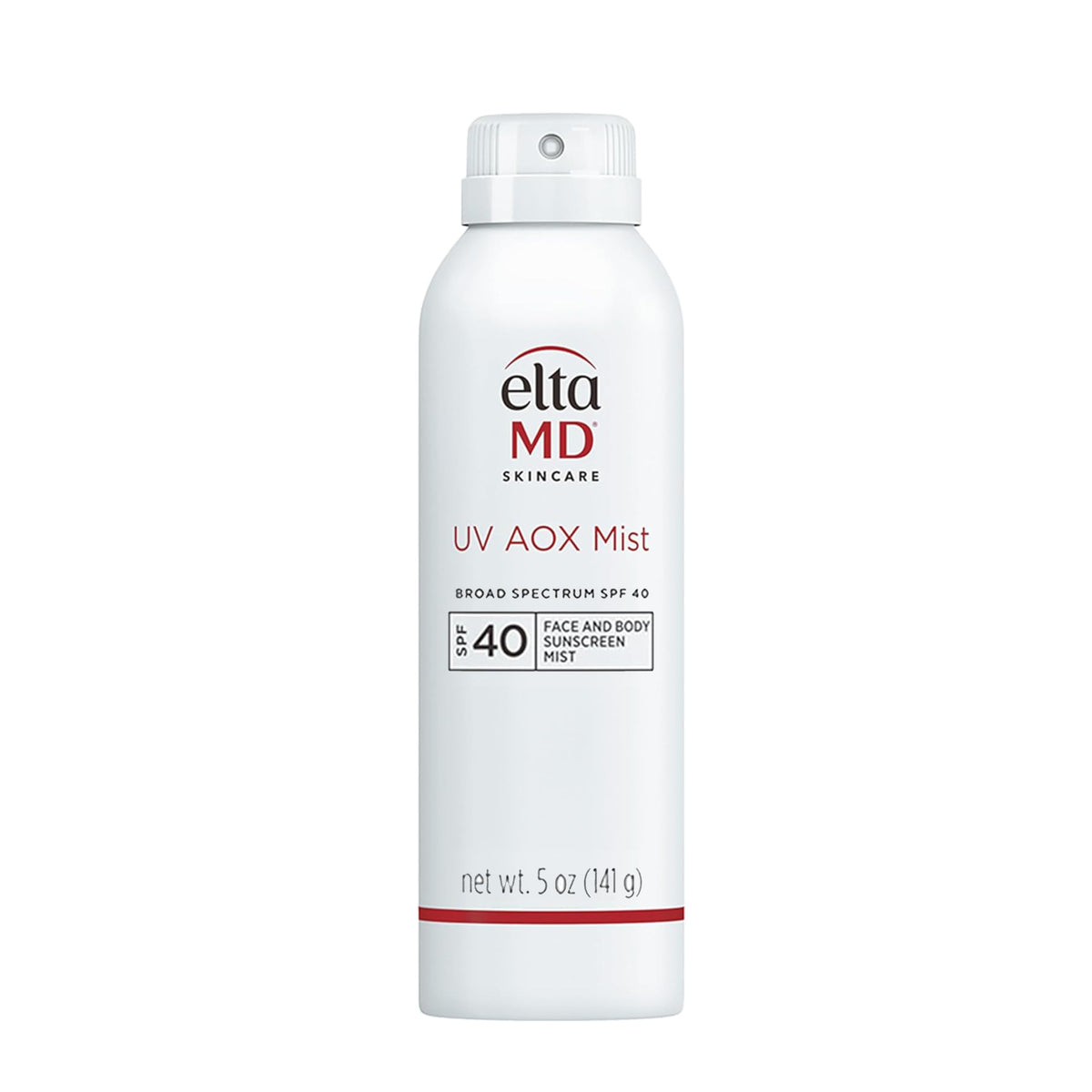 EltaMD front packaging showing SPF 40 and 5 oz size for quick identification and confidence