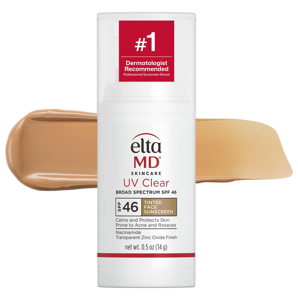 EltaMD front pump bottle showing compact travel-friendly design and protection
