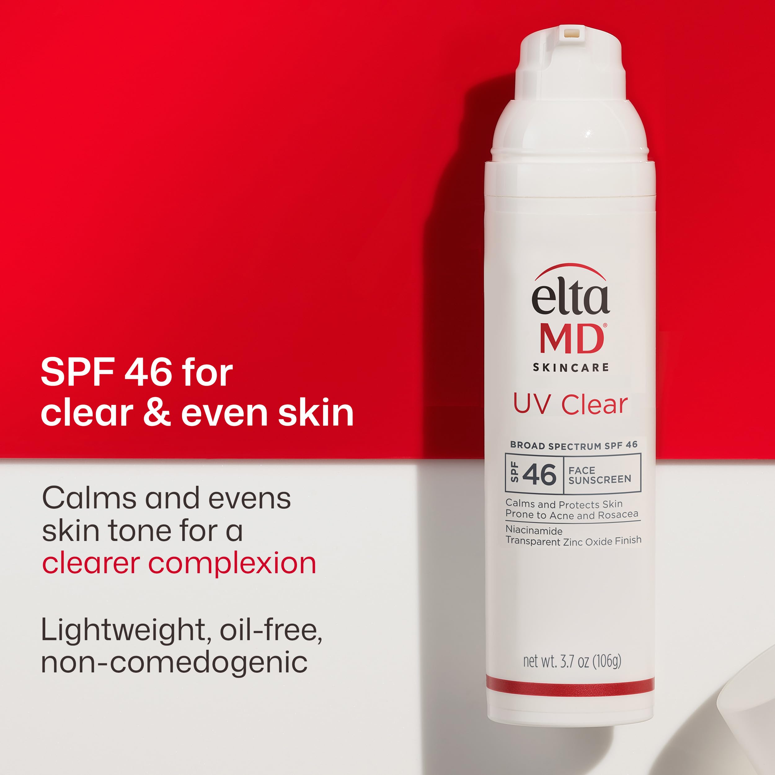Close-up texture of EltaMD UV Clear showing smooth, non-greasy finish