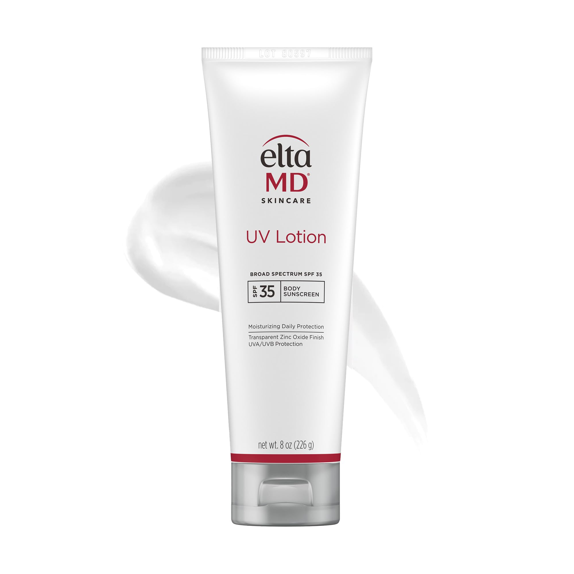 EltaMD front packaging showing SPF 35 and lotion benefits