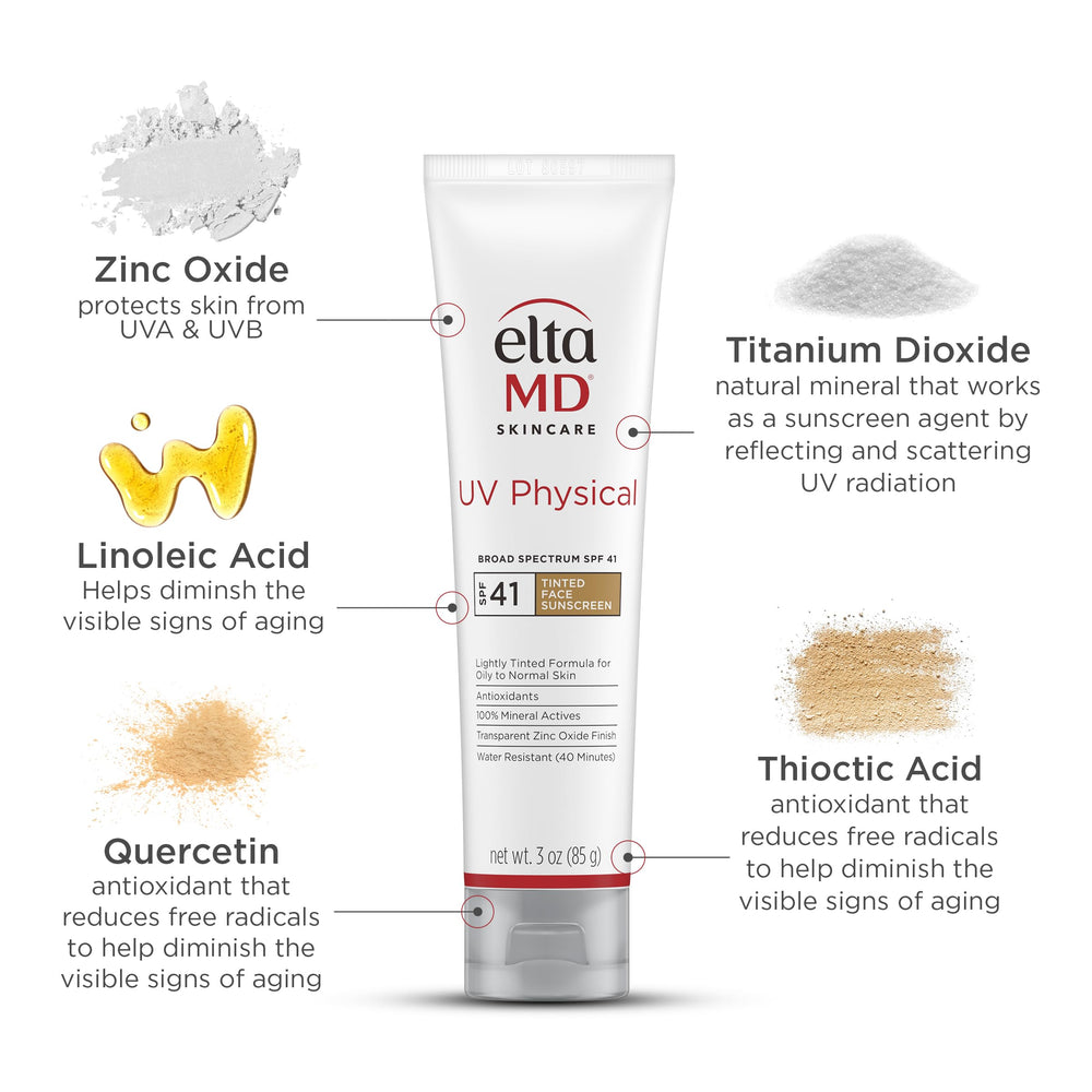 EltaMD applied under foundation demonstrating smoothing primer-like benefit