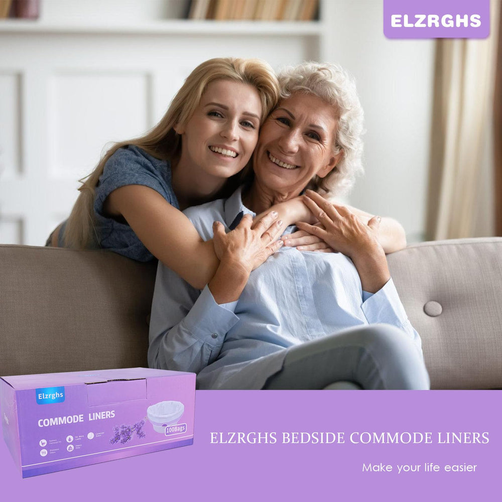 Elzrghs liners in bathroom setting illustrating discreet odor control benefit