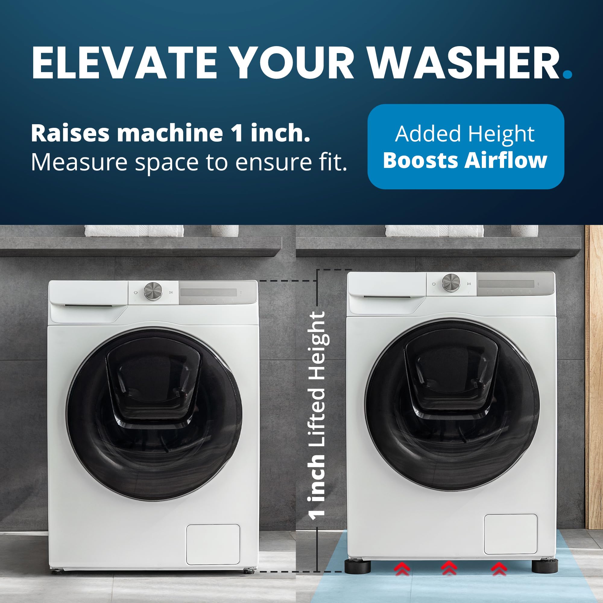 Empire of Electronics included bubble level being used to adjust washer feet for perfect balance
