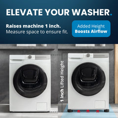 Empire of Electronics included bubble level being used to adjust washer feet for perfect balance