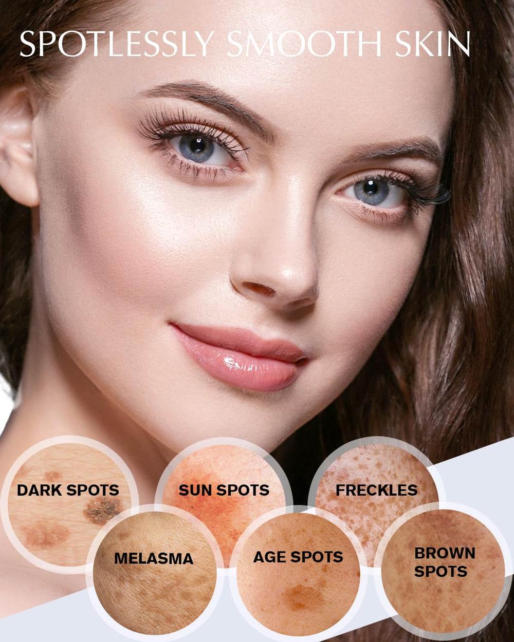 EnaSkin in-use applied to facial spot for targeted correction and smoother tone