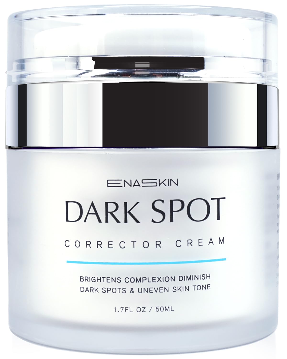 EnaSkin front packaging showing the dark spot remover and clear labeling benefits