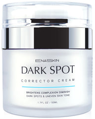 EnaSkin front packaging showing the dark spot remover and clear labeling benefits