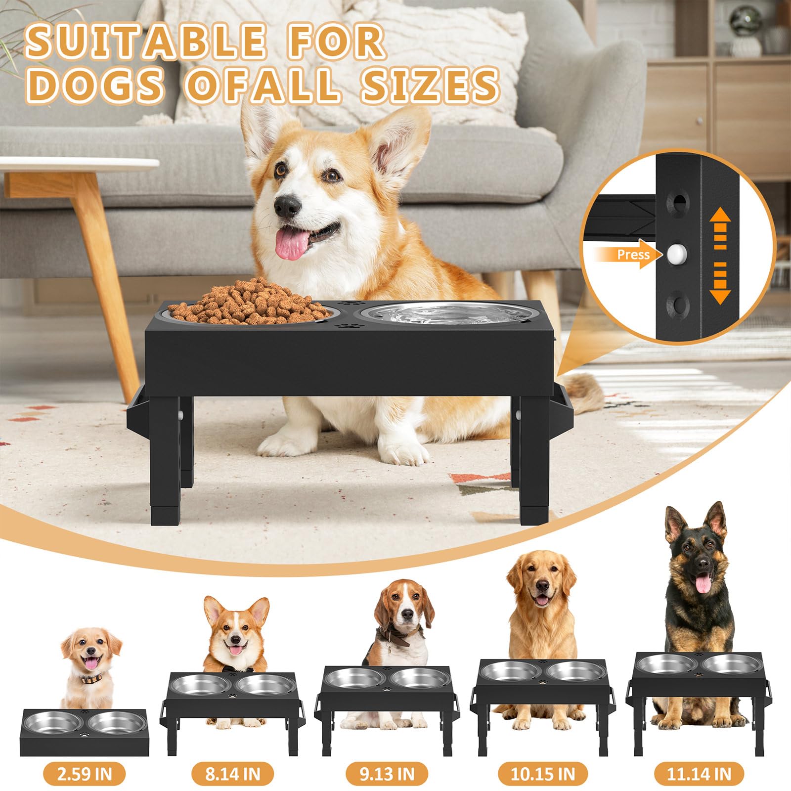 Enayplon folded feeder compact, easy storage and travel advantage