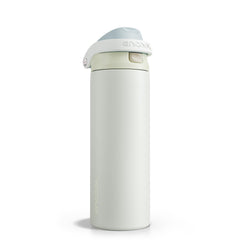 ENCOOL front view of bottle showing cloud-hill white finish and shape, ideal for commuting