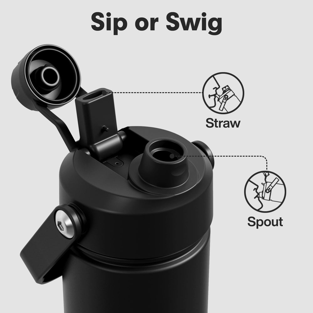 ENCOOL twist cap wide mouth showing easy ice filling and simple cleaning benefit