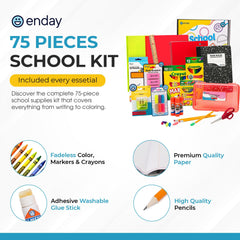 Enday pencil grips and erasers detail showing comfort and reduced hand fatigue