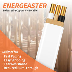 energeaster close-up of white jacket texture for easier pulling and stripping